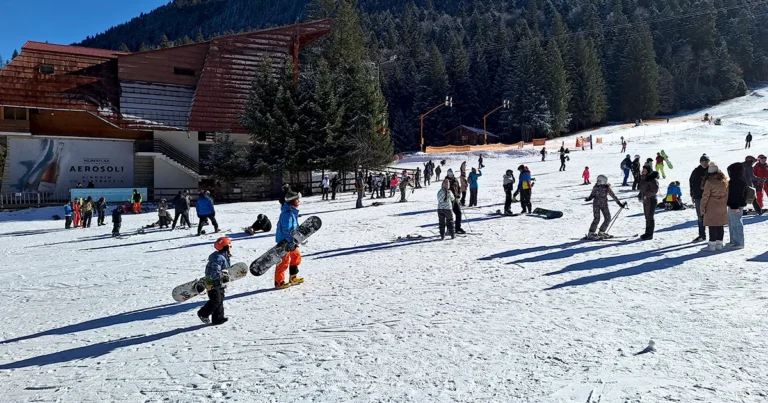 Ski slopes in Poiana Brașov